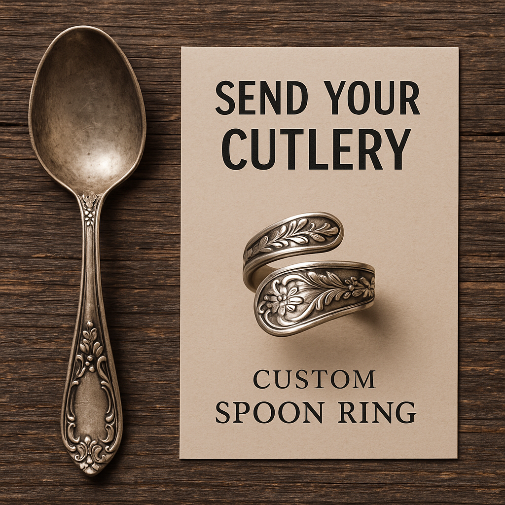 SEND ME YOUR CUTLERY TO MAKE A RING