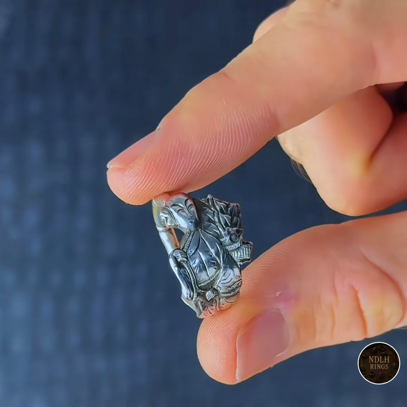 Statement Silver Mystery Ring