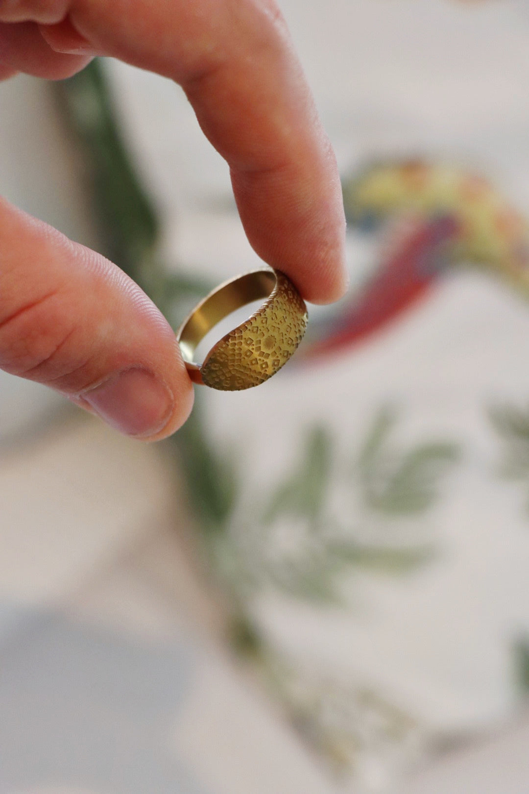 Vintage Gold Mystery Ring