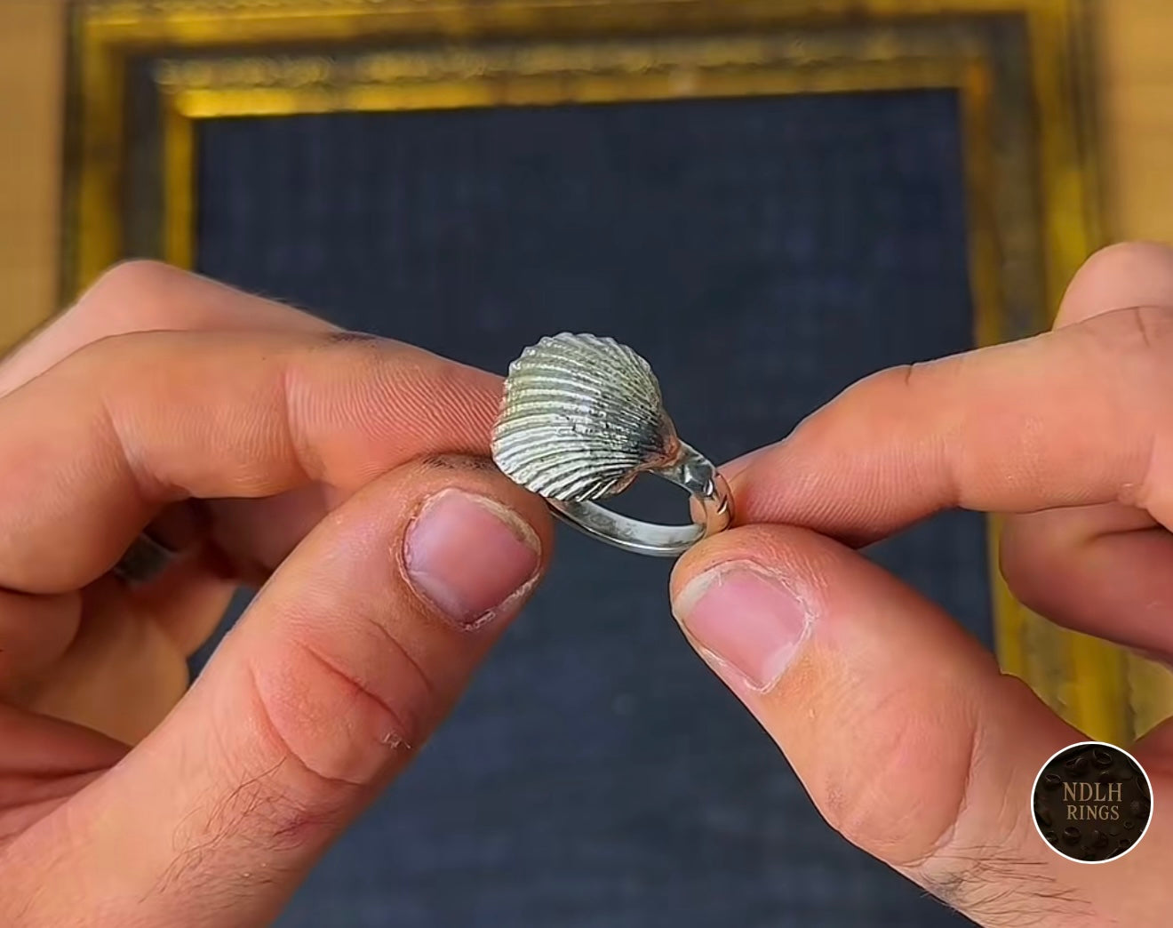 Statement Silver Mystery Ring