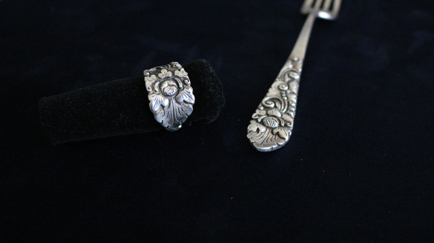 Vintage Silver Mystery Ring