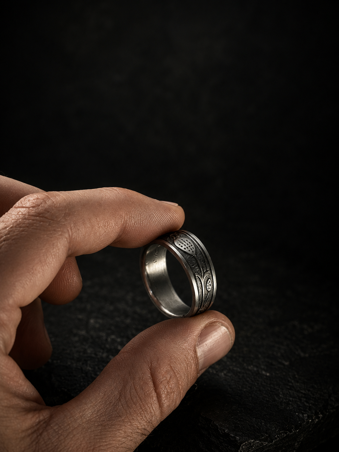 Vintage Silver Mystery Ring