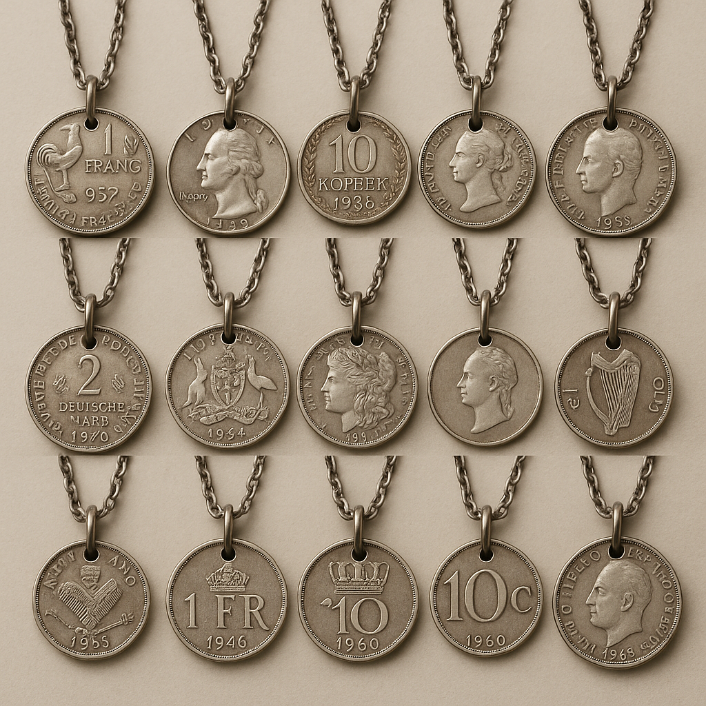 Birth Year coin Mystery Necklace
