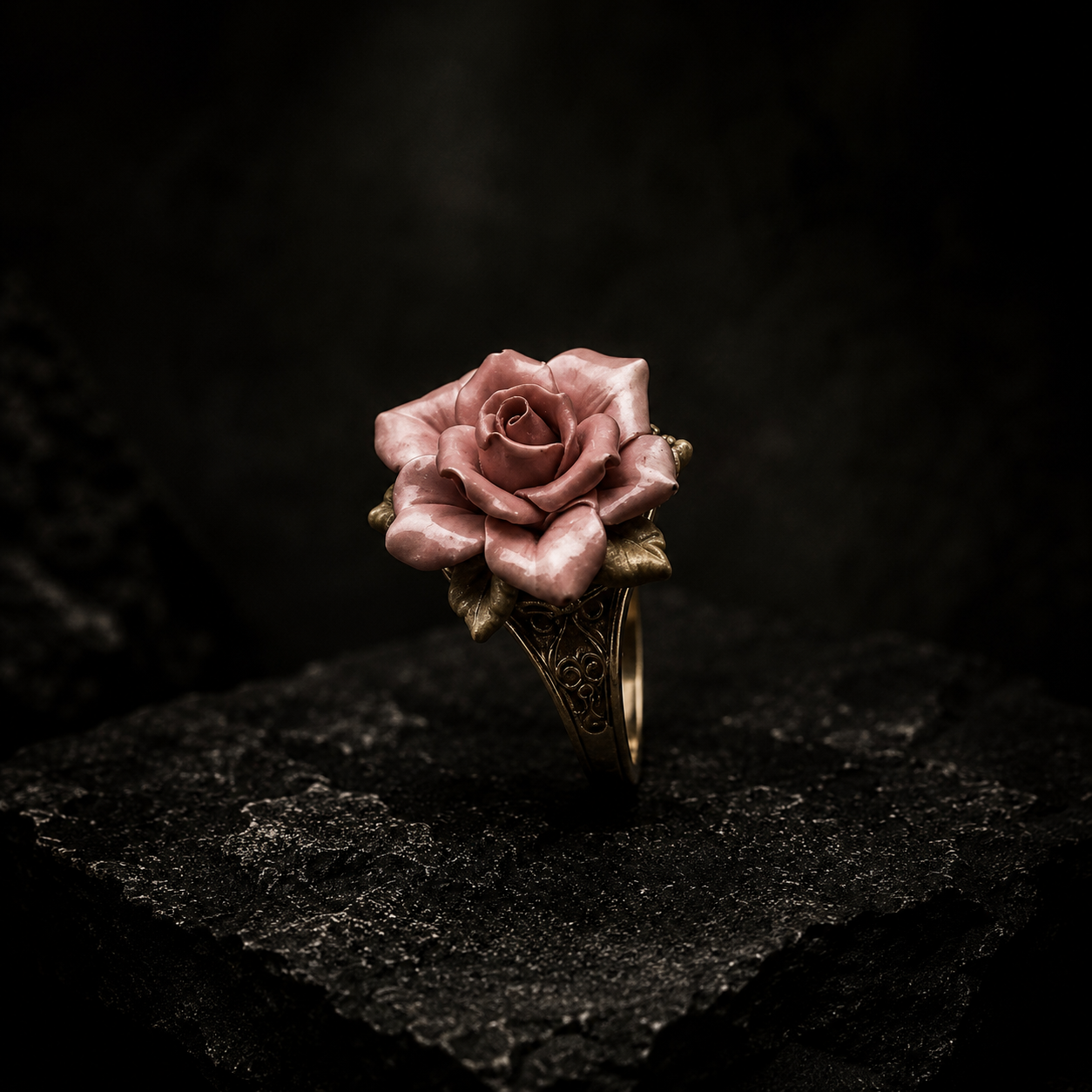 Statement Silver Mystery Ring