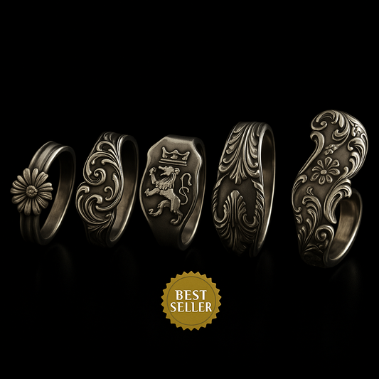Vintage Silver Mystery Ring