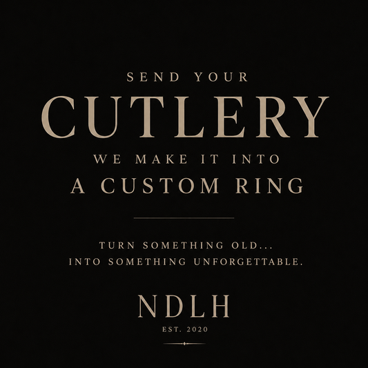 SEND ME YOUR CUTLERY TO MAKE A RING