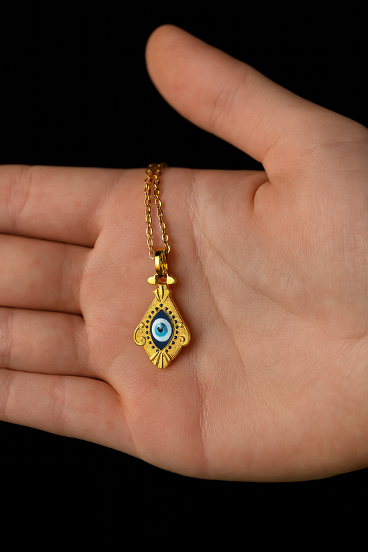 Evil Eye Necklace (gold plated)