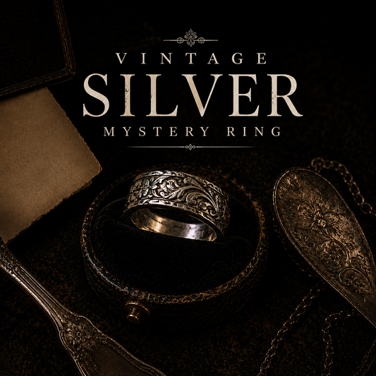 Vintage Silver Mystery Ring