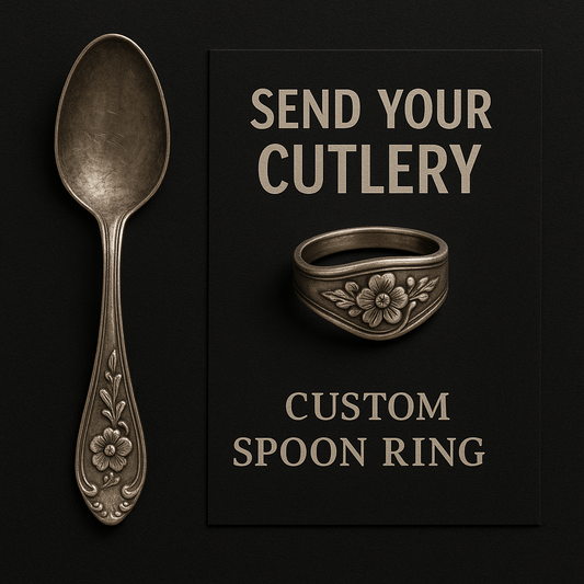 SEND ME YOUR CUTLERY TO MAKE A RING