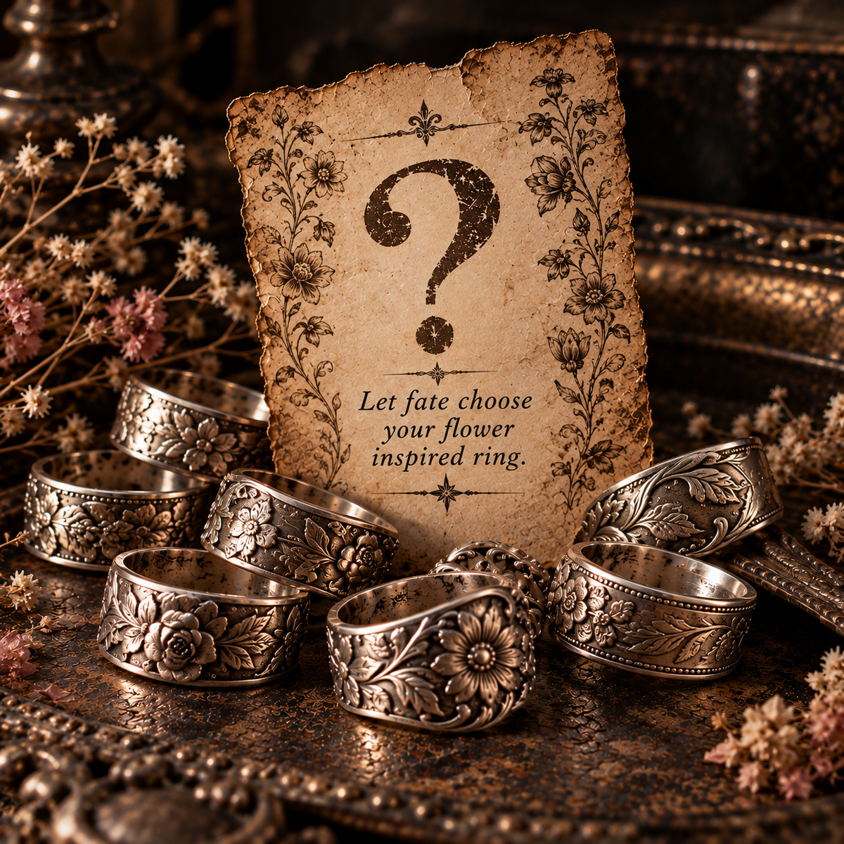 Flower Mystery Ring