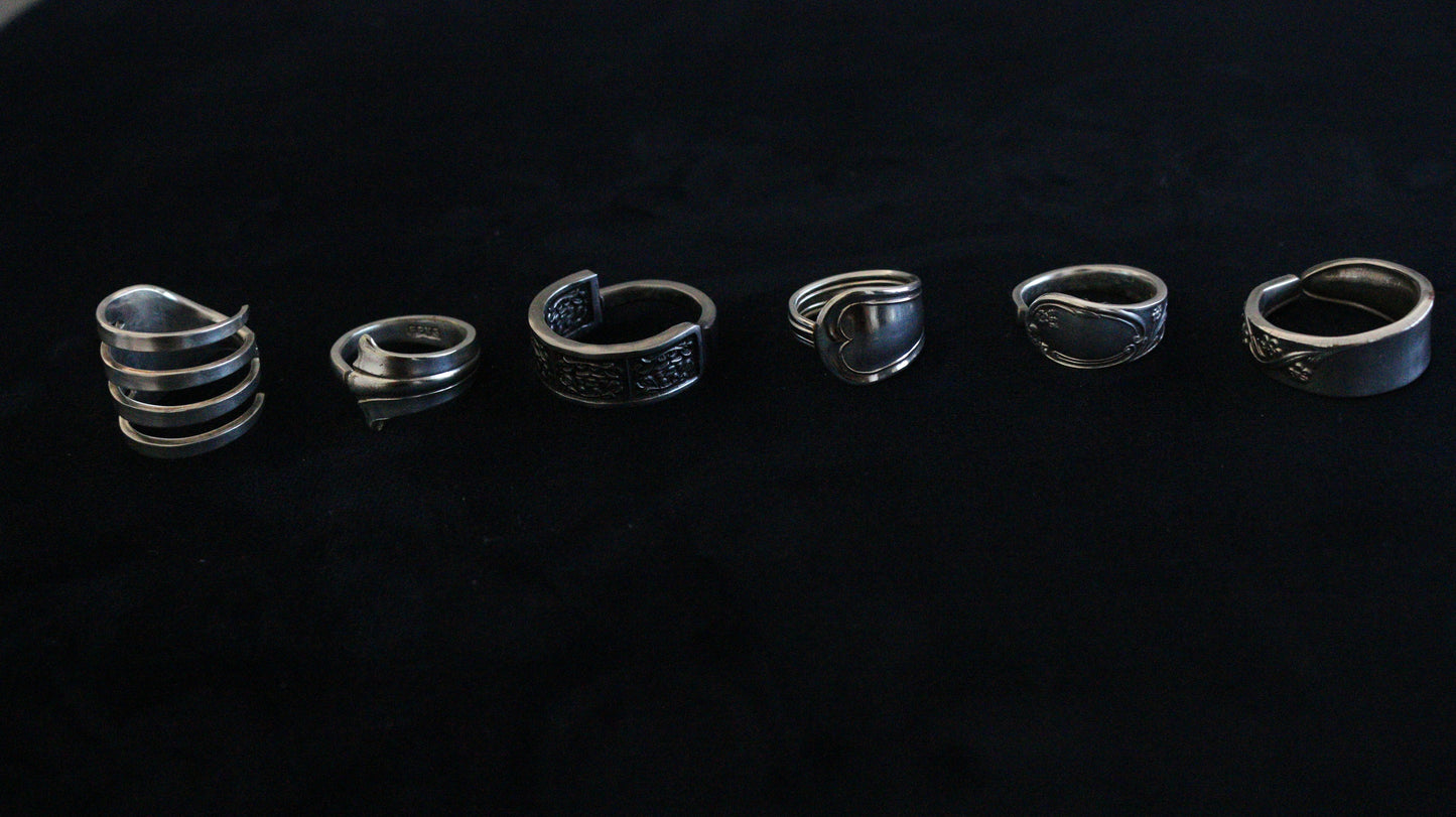 Silver Mystery Rings
